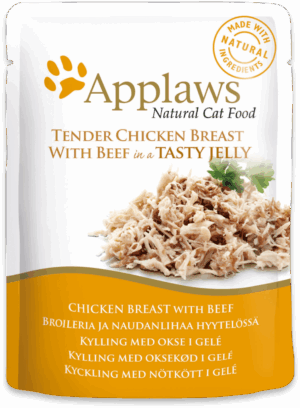 Applaws Cat Chicken with Beef 70g Jelly Pouch