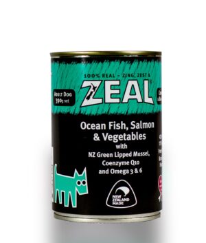 Zeal Ocean Fish, Salmon & Vegetables 390g dog food