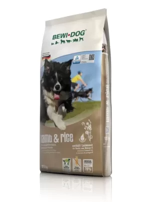 BEWI DOG lamb & rice - contains linseed