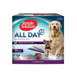 Simple Solution All Day 6-Layer Premium Dog Pads, 58x60cm
