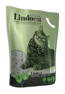 LindoCat Crystal Aloe Vera Scent (Silicagel) -  5 L