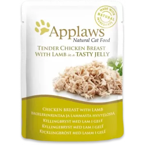 Applaws Cat Chicken with Lamb 70g Jelly Pouch