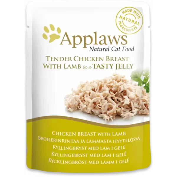 Applaws Cat Chicken with Lamb 70g Jelly Pouch
