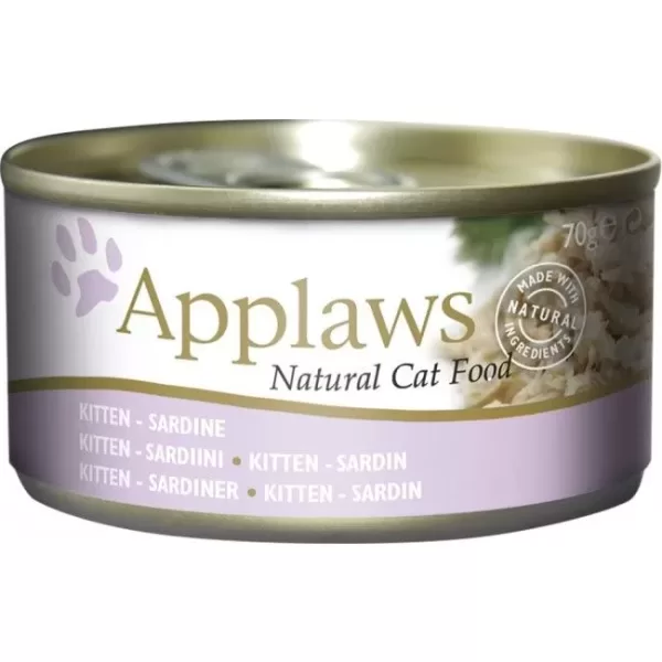 best-kitten-food-uae-wet Applaws Kitten Sardine 70g Tin