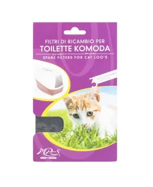 CARBON FILTERS FOR KOMODA CAT LITTER TRAY Pack of 3