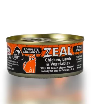 Zeal Chicken, Lamb & Vegetables 100g cat food