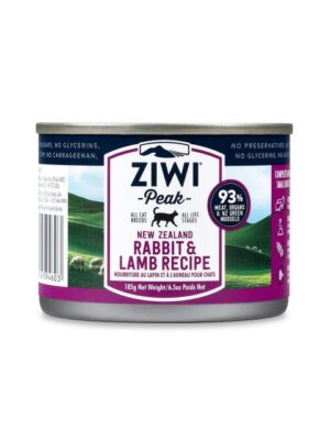 Ziwi Peak Moist Rabbit & Lamb For Cats 185gr