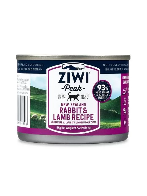 Ziwi Peak Moist Rabbit & Lamb For Cats 185gr