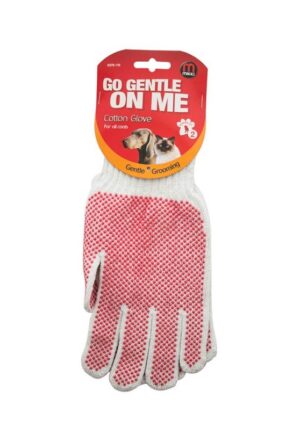 MIKKI COTTON GROOMING GLOVE FOR ALL COATS