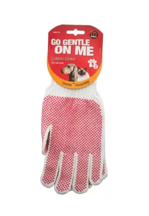 MIKKI COTTON GROOMING GLOVE FOR ALL COATS