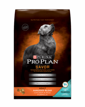 PRO PLAN SAVOR ADULT SHREDDED BLEND CHICKEN & RICE FORMULA