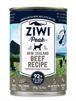 Ziwi Peak Moist Beef For Dogs 390gr