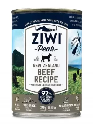 Ziwi Peak Moist Beef For Dogs 390gr