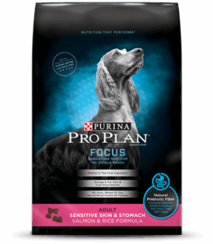 PRO PLAN FOCUS ADULT SENSITIVE SKIN & STOMACH SALMON & RICE FORMULA