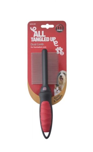 MIKKI DUAL COMB FOR FINE & MEDIUM COATS
