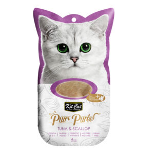 Kit Cat Puree Tuna & Scallop 4x15gr