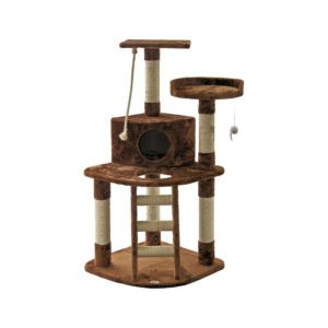 Go Pet Club Cat Tree With Ladder & Rope SIZE 81W x 64L x 121H cm