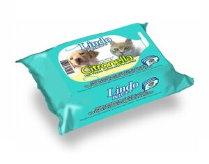 LINDO PET WIPES CITRUS PERFUMED 40pcs