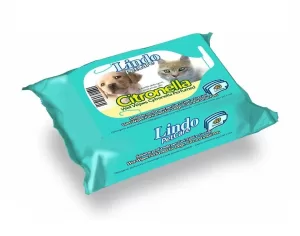LINDO PET WIPES CITRUS PERFUMED 40pcs