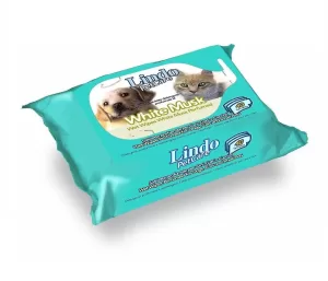 LINDO PET WIPES WHITE MUSK PERFUMED 40pcs
