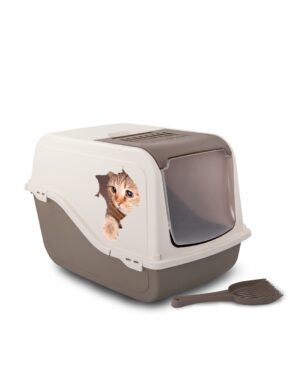 MP Bergamo Litter Box ARIEL TOP FREE Gray 57x 39 x 38 cm