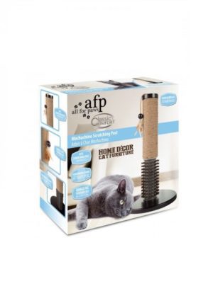 ALL FOR PAWS MOCHACHINO SCRATCHING POST WITH RUBBER BRISTLES L35 x W35 x H55 cm