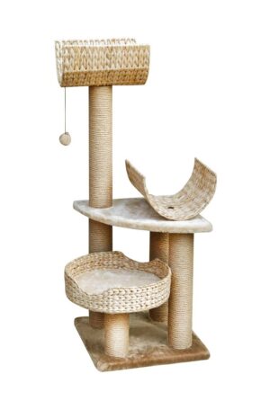 PALUCCO CAT PLAY TOWER - BEIGE 40x40x98 cm