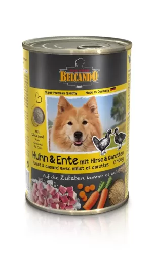 BELCANDO Chicken & Duck with millet and carrots 400gr