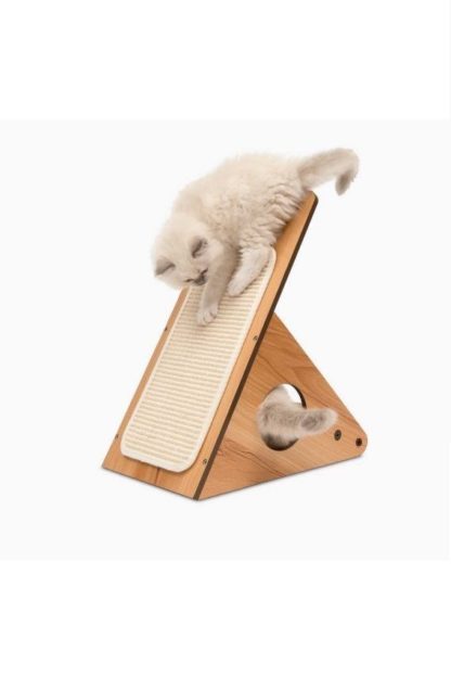 PREMIUM CAT FURNITURE V-PLAY CENTER - WALLNUT 52x11x28 cm