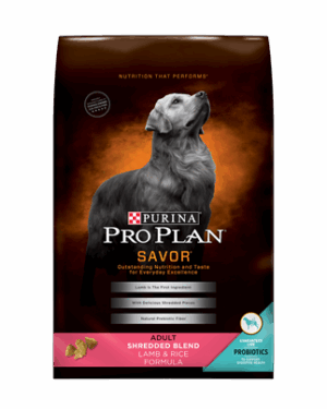 PRO PLAN SAVOR ADULT SHREDDED BLEND LAMB & RICE FORMULA