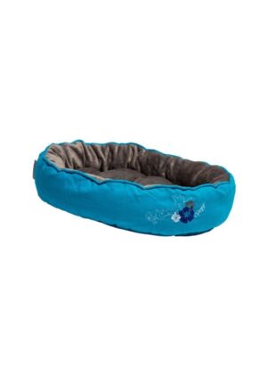 Rogz Snug Podz Blue Floral Washable MEDIUM 13 x 39  x 56cm