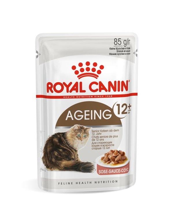 Royal Canin Ageing +12 Years Wet Cat Food Gravy in Sharjah