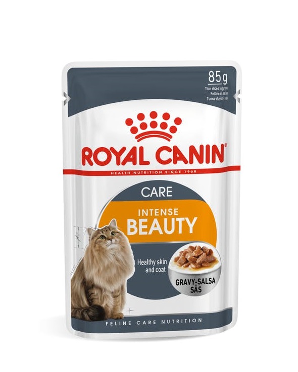 Royal Canin Intense Beauty Wet Cat Food Gravy in Sharjah, Dubai
