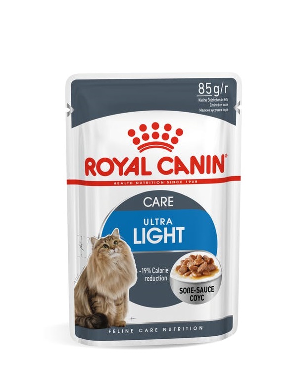 Royal Canin Ultra Light Wet Cat Food Gravy in Sharjah, Dubai
