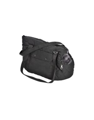 SAC PROMENADE BICOLOR - BLACK MEDIUM  50cm