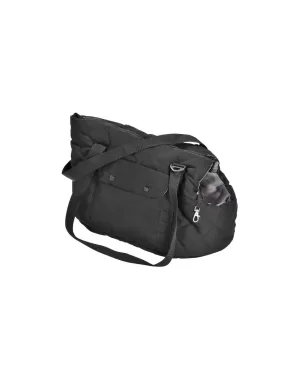 SAC PROMENADE BICOLOR - BLACK MEDIUM  50cm