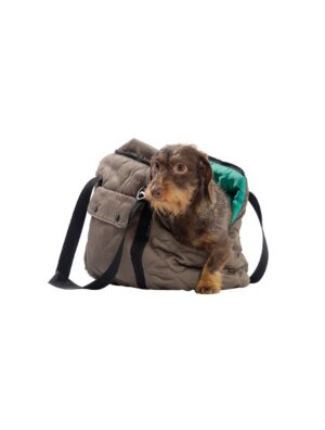 SAC PROMENADE BICOLOR - BROWN MEDIUM 50cm