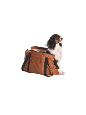 SAC PROMENADE BICOLOR - CARAMEL SMALL 40cm