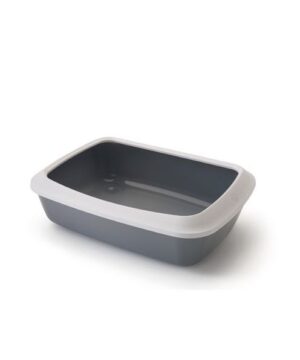 Savic Cat Litter Iriz Tray + Rim Gray 50cm