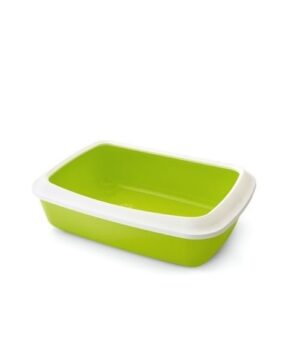 Savic Cat Litter Iriz Tray + Rim lime Green 42cm