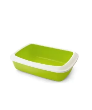 Savic Cat Litter Iriz Tray + Rim lime Green 42cm