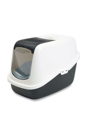 Savic Nestor Cat Litter box Black 56 x 39 x 38.5cm