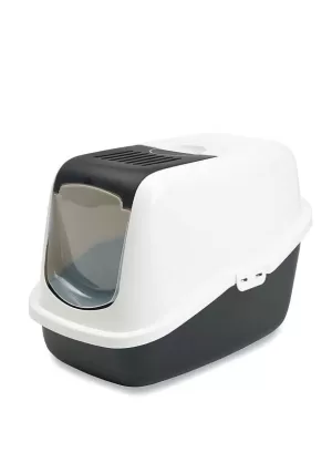 Savic Nestor Cat Litter box Black 56 x 39 x 38.5cm