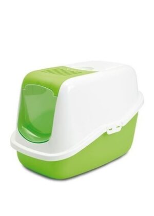 Savic Nestor Cat Litter box Lime Green 56 x 39 x 38.5cm