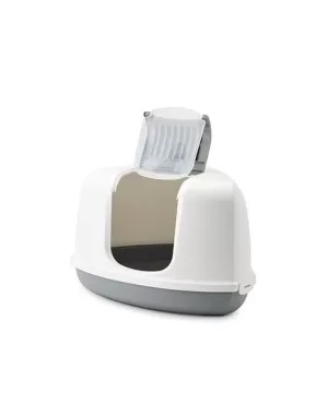 Savic Nestor Corner Litter box Grey 58.5 x 45.5 x 40cm