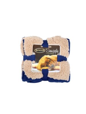 Scruffs Snuggle Dog Blanket Blue 110 x 75cm