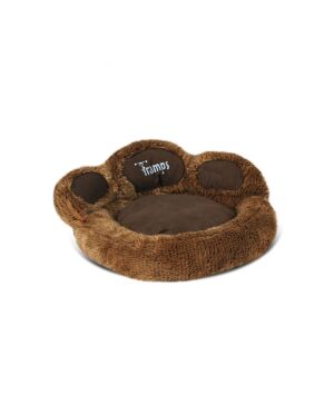 Scruffs Tramps Paw Cat Bed Washable Brown 55 x 55 x 26cm