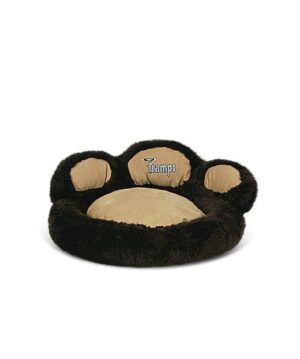 Scruffs Tramps Paw Cat Bed Washable Grizzle 55 x 55 x 26cm