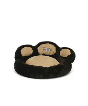 Scruffs Tramps Paw Cat Bed Washable Grizzle 55 x 55 x 26cm