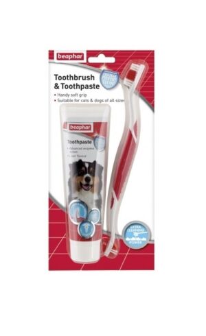 Beaphar Toothbrush & Toothpaste - Combipack